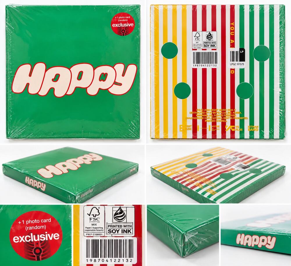 JIN (BTS) – HAPPY Target Exclusive CD – Green Version – Sealed